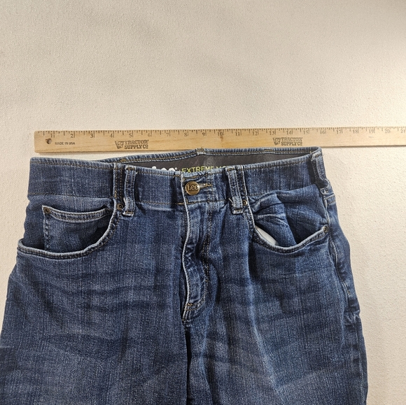 Lee Extreme Motion Straight Taper Jeans 34x30 - Picture 7 of 9